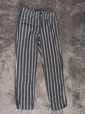 Striped Trousers grey and White (small)